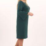 sukienka-plisowane-rekawy-zielona (2)