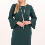 sukienka-plisowane-rekawy-zielona (4)