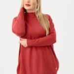 sweter-półgolf-damski-czerwony (7)