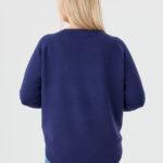 sweter wyciecie z boku cyrkonie