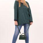 Tunika sportowa plus size zielona – duże rozmiary