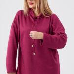 Amarantowa-bluza-damska-ze-stójką (2)