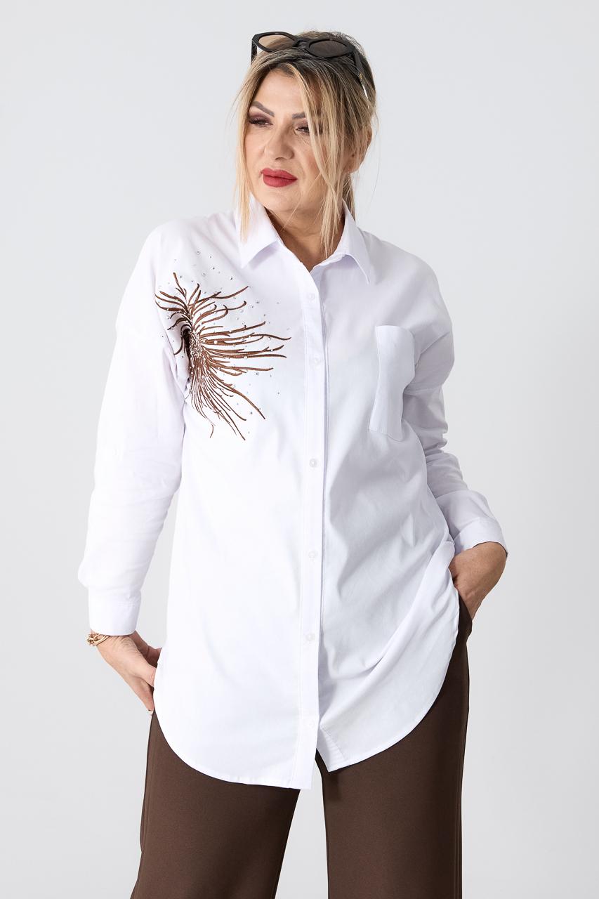 Koszula damska XXL biała– duże rozmiary