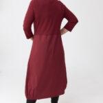 Bordowa-sukienka-bombka-plus-size-z-kieszeniami (2)