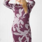 Bordowo-szara-sukienka-ołówkowa-plus-size-we-wzory (1)