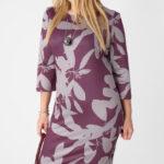 Bordowo-szara-sukienka-ołówkowa-plus-size-we-wzory (4)