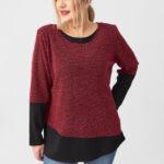 Elastyczna-bluzka-damska-plus-size-bordowa (3)