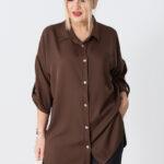 Elegancka-koszula-damska-brązowa (6)