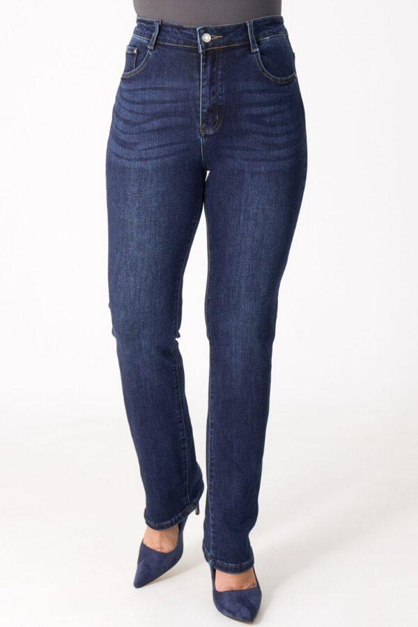 Jeansy z wysokim stanem PLUS SIZE