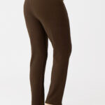 Spodnie-damskie-elastyczne-ciemny brąz (3)