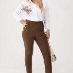 Spodnie-damskie-elastyczne-jasny-brąz (5)