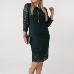 Sukienka-koronkowa-PLUS-SIZE-butelkowa-zieleń (1)