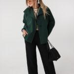 Zielona-narzutka-damska-plus-size-na-guziki 42-50 (6)