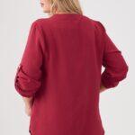 bordowa-bluzka-gładka-z-guzikami-z-rękawem-34 (3)