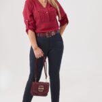 bordowa-bluzka-gładka-z-guzikami-z-rękawem-34 (5)