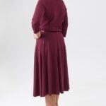 bordowa-sukienka-dzianinowa-rozkloszowana (3)