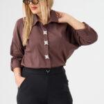 brązowa-elegancka-koszula-damska-z-ozdobnymi-guzikami (7)