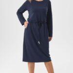 sukienka-ze-sciagaczem-granatowa (2)