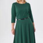 zielona-sukienka-dzianinowa-rozkloszowana (2)