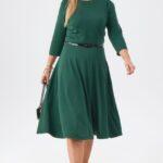 zielona-sukienka-dzianinowa-rozkloszowana (4)