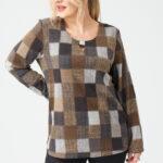 Dzianinowa-bluzka-sweterkowa-plus-size-brązowa (3)