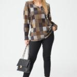 Dzianinowa-bluzka-sweterkowa-plus-size-brązowa (6)