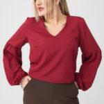 Elegancka-bluzka-z-bufiastymi-rękawami-PLUS-SIZE-bordowa-44-52 (3)