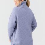 Golf-damski-plus-size-ciepły-sweter-lawendowy (1)