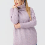 Golf-damski-plus-size-ciepły-sweter-różowy (5)