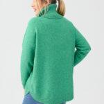 Golf-damski-plus-size-ciepły-sweter-zielony (2)