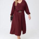 klasyczna-sukienka-damska-XXL-bordowa (1)