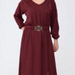 klasyczna-sukienka-damska-XXL-bordowa (3)