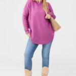 sweter-półgolf-damski-duże-rozmiary-amarantowy (1)