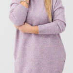 sweter-półgolf-damski-duże-rozmiary-róźowy (4)