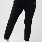 Czarne spodnie dresowe dla puszystych pań (2)