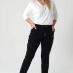 Czarne spodnie dresowe dla puszystych pań (6)