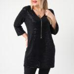 Elegancka-tunika-w-cekiny-plus-size-błyszcząca-czarna (4)