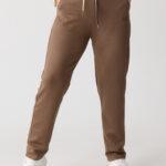 Spodnie-dresowe-plus-size-damskie-brązowe (1)