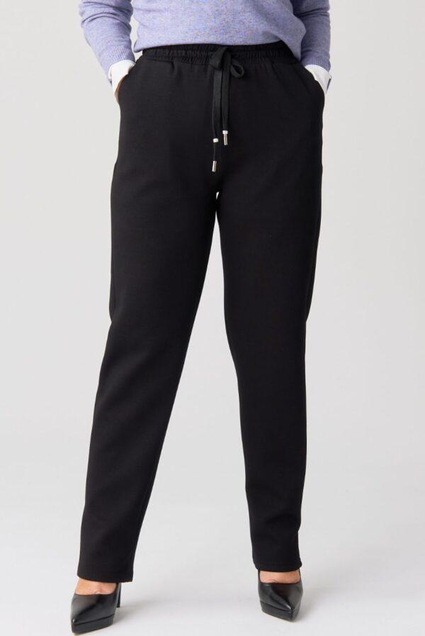 Spodnie dresowe plus size czarne – duże rozmiary