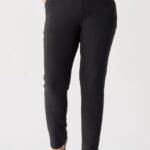 Elastyczne spodnie plus size czarne – legginsy duże rozmiary