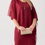 sukienka-polyskujaca-plus-size-z-szyfonowa-narzutka-bordowa (2)
