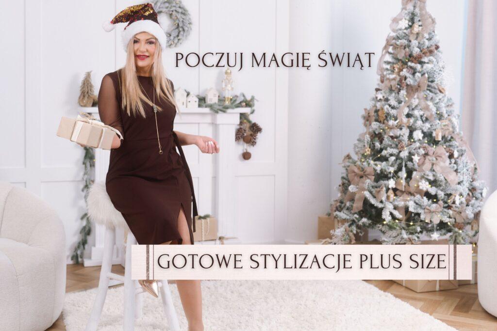 sukienki na święta plus size