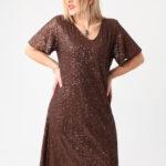 Błyszcząca-elegancka-sukienka-w-cekiny-plus-size-brązowa (4)