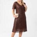 Błyszcząca-elegancka-sukienka-w-cekiny-plus-size-brązowa (7)