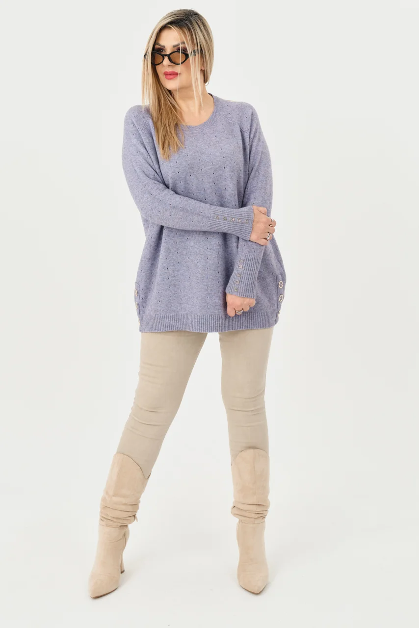 Sweter damski plus size