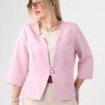 Elegancki żakiet na wesele różowy