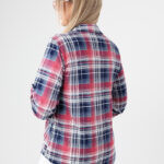 Bluzka-koszulowa-damska-plus-size-w-kratę-różowo-granatowa-44-50 (2)