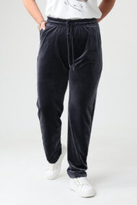 Dresy welurowe damskie duże rozmiary szare 44-54