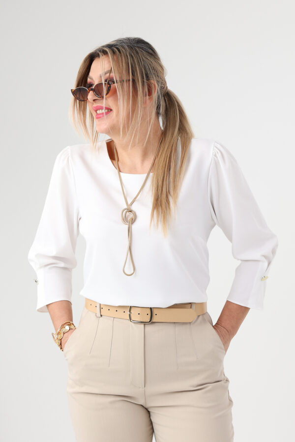 Elegancka-bluzka-damska-duże-rozmiary-biała-z-bufiastymi-rękawami (6)