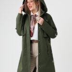 Przejściowa-kurtka-parka-damska-plus-size-z-podpinanymi-rękawami-butelkowa-zieleń (3)